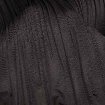 PLEATS PLEASE Hem Rubber Print Skirt Black Poly Size 3