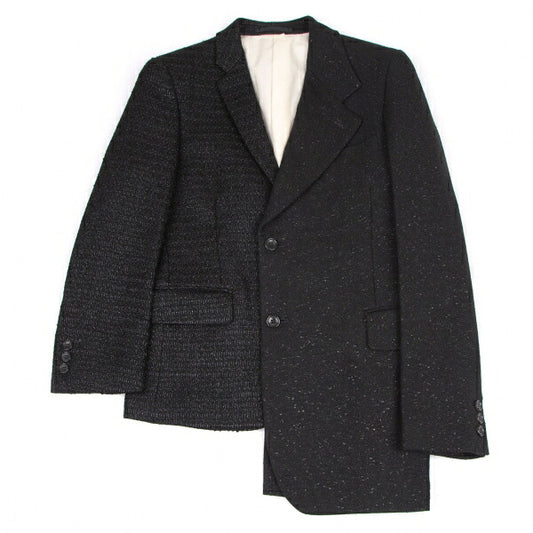 COMME des GARCONS HOMME PLUS Glitter Jacket Black Size XS