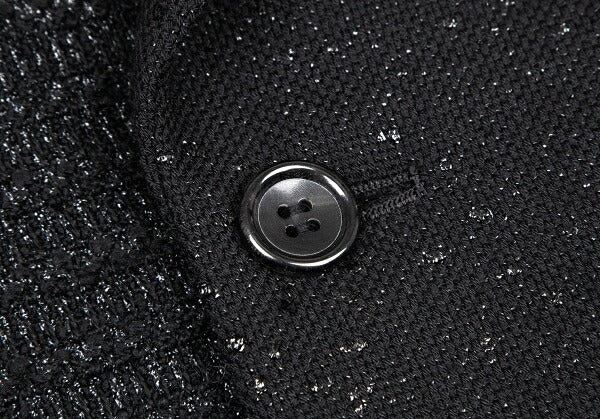 COMME des GARCONS HOMME PLUS Glitter Jacket Black Size XS