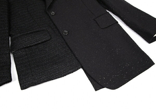 COMME des GARCONS HOMME PLUS Glitter Jacket Black Size XS