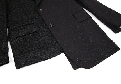 COMME des GARCONS HOMME PLUS Glitter Jacket Black Size XS