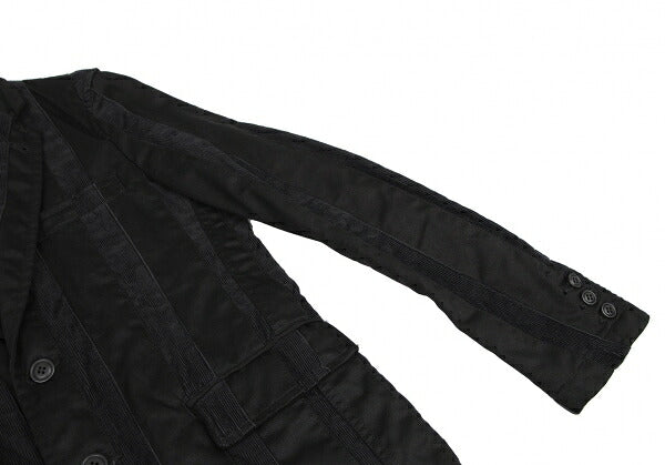 COMME des GARCONS HOMME PLUS Cotton Jacket Black Size XS