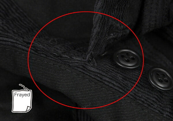 COMME des GARCONS HOMME PLUS Cotton Jacket Black Size XS
