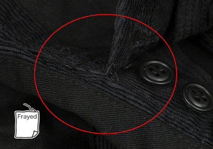 COMME des GARCONS HOMME PLUS Cotton Jacket Black Size XS