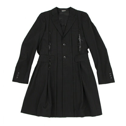COMME des GARCONS HP 19SS Cutting Design Coat Black Size XS