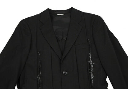 COMME des GARCONS HP 19SS Cutting Design Coat Black Size XS