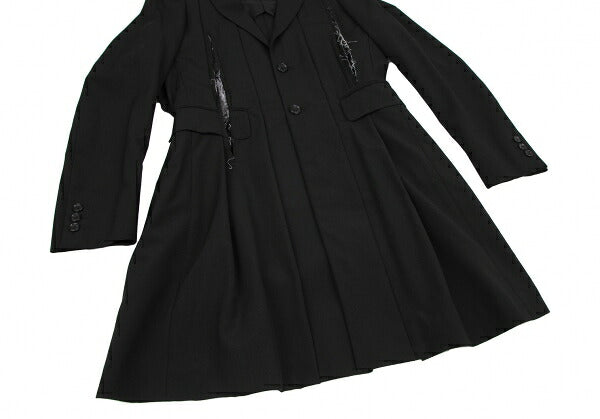 COMME des GARCONS HP 19SS Cutting Design Coat Black Size XS