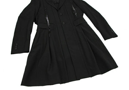 COMME des GARCONS HP 19SS Cutting Design Coat Black Size XS