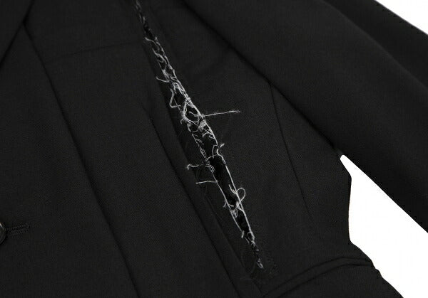 COMME des GARCONS HP 19SS Cutting Design Coat Black Size XS