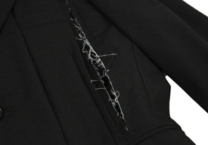 COMME des GARCONS HP 19SS Cutting Design Coat Black Size XS