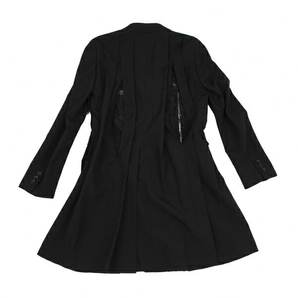 COMME des GARCONS HP 19SS Cutting Design Coat Black Size XS