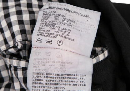 COMME des GARCONS HOMME PLUS Paneled Jacket Black Size XS