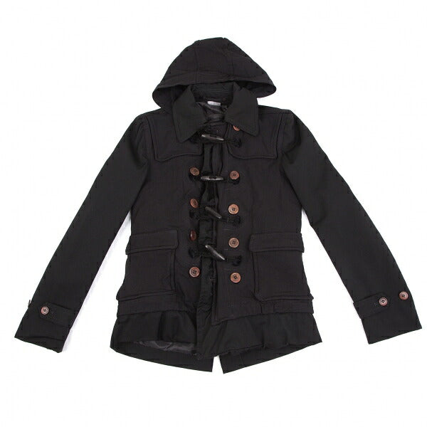 COMME des GARCONS HOMME PLUS 09AW Wool Jacket Black Size XS