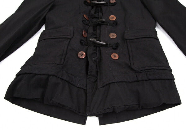 COMME des GARCONS HOMME PLUS 09AW Wool Jacket Black Size XS