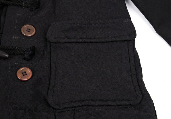 COMME des GARCONS HOMME PLUS 09AW Wool Jacket Black Size XS