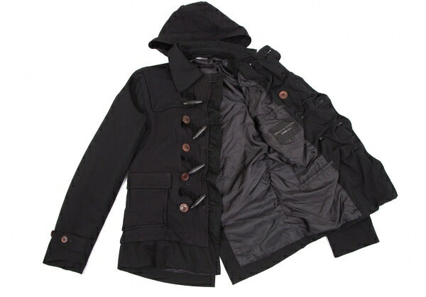 COMME des GARCONS HOMME PLUS 09AW Wool Jacket Black Size XS