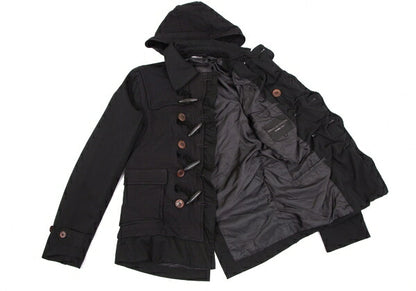 COMME des GARCONS HOMME PLUS 09AW Wool Jacket Black Size XS