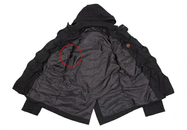 COMME des GARCONS HOMME PLUS 09AW Wool Jacket Black Size XS