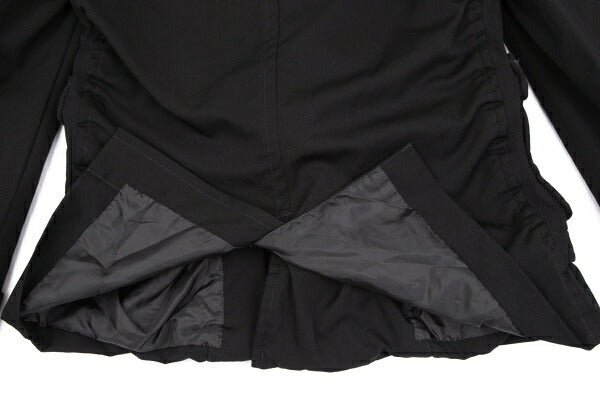 COMME des GARCONS HOMME PLUS 09AW Wool Jacket Black Size XS