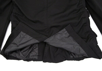 COMME des GARCONS HOMME PLUS 09AW Wool Jacket Black Size XS
