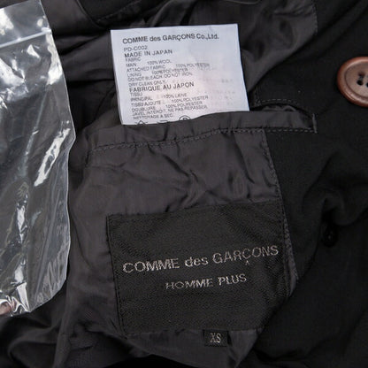 COMME des GARCONS HOMME PLUS 09AW Wool Jacket Black Size XS