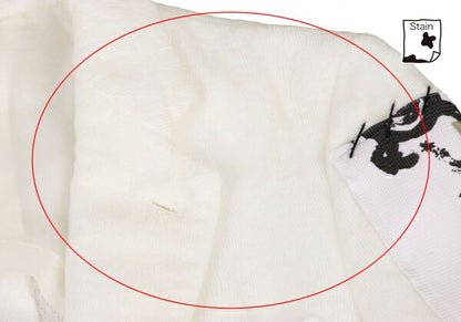 COMME des GARCONS HOMME PLUS Pile Applique White Coat Size XS