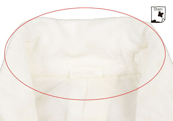 COMME des GARCONS HOMME PLUS Pile Applique White Coat Size XS