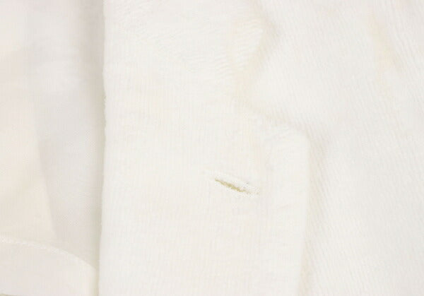 COMME des GARCONS HOMME PLUS Pile Applique White Coat Size XS