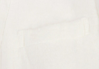 COMME des GARCONS HOMME PLUS Pile Applique White Coat Size XS