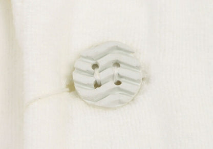 COMME des GARCONS HOMME PLUS Pile Applique White Coat Size XS