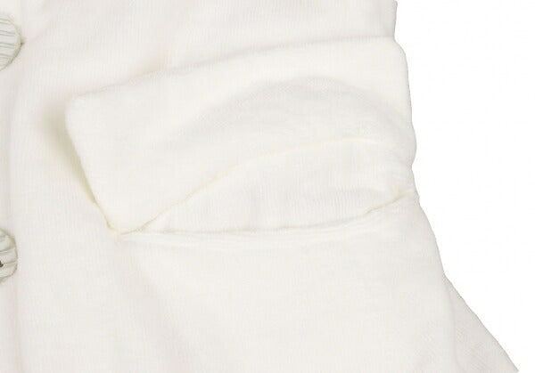 COMME des GARCONS HOMME PLUS Pile Applique White Coat Size XS