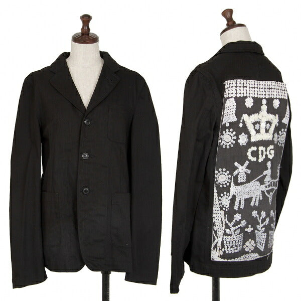 COMME des GARCONS Button Embellished Jacket Black Size M