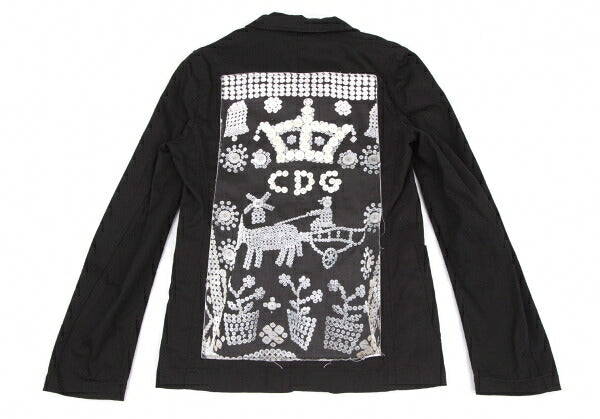 COMME des GARCONS Button Embellished Jacket Black Size M