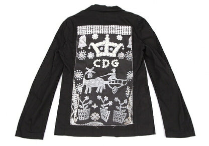 COMME des GARCONS Button Embellished Jacket Black Size M