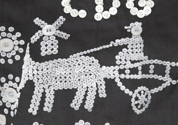 COMME des GARCONS Button Embellished Jacket Black Size M