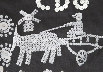 COMME des GARCONS Button Embellished Jacket Black Size M