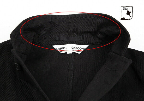 COMME des GARCONS Button Embellished Jacket Black Size M