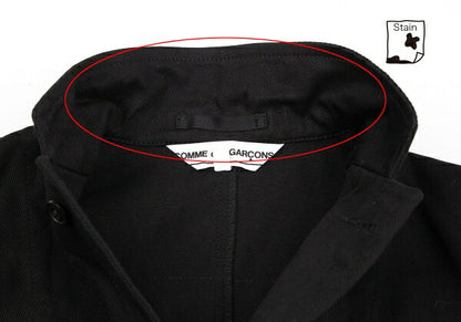 COMME des GARCONS Button Embellished Jacket Black Size M