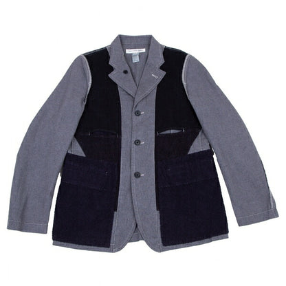 COMME des GARCONS SHIRT Dyed Mixed Jacket Navy Size S