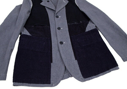 COMME des GARCONS SHIRT Dyed Mixed Jacket Navy Size S