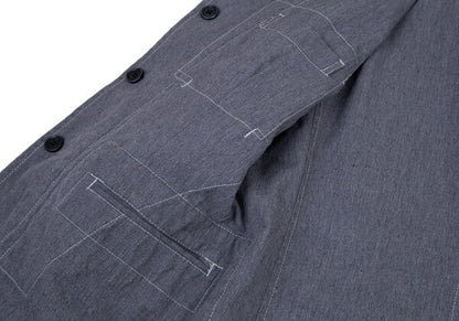 COMME des GARCONS SHIRT Dyed Mixed Jacket Navy Size S
