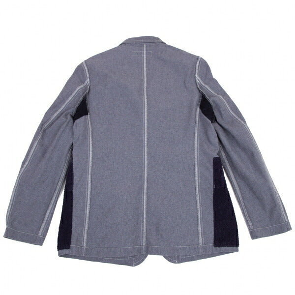 COMME des GARCONS SHIRT Dyed Mixed Jacket Navy Size S