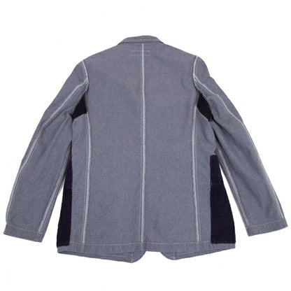 COMME des GARCONS SHIRT Dyed Mixed Jacket Navy Size S