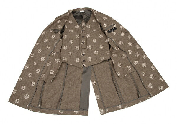 COMME des GARCONS HOMME PLUS Protector Vest Brown Size XS