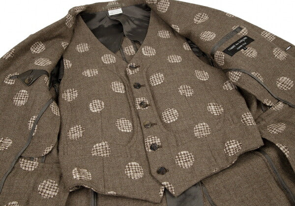 COMME des GARCONS HOMME PLUS Protector Vest Brown Size XS