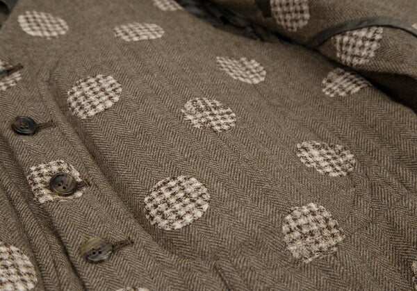 COMME des GARCONS HOMME PLUS Protector Vest Brown Size XS