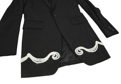 COMME des GARCONS HOMME PLUS 13AW Shawl Jacket Black Size XS