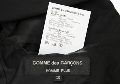 COMME des GARCONS HOMME PLUS 13AW Shawl Jacket Black Size XS