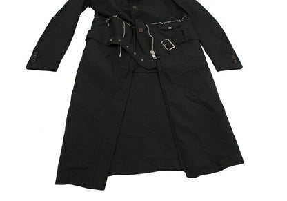 COMME des GARCONS HOMME PLUS Poly Jacket Black Size XS