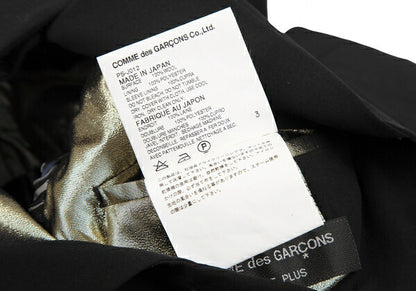 COMME des GARCONS HOMME PLUS Metallic Wool Jacket Size S